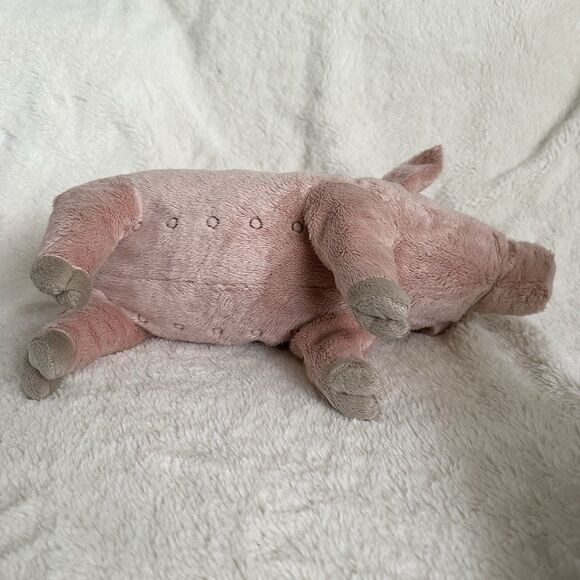 IKEA Knorrig Soft Stuffed Animal Pig Pink Plush 14” Toy Small Farm - Picture 4 of 6
